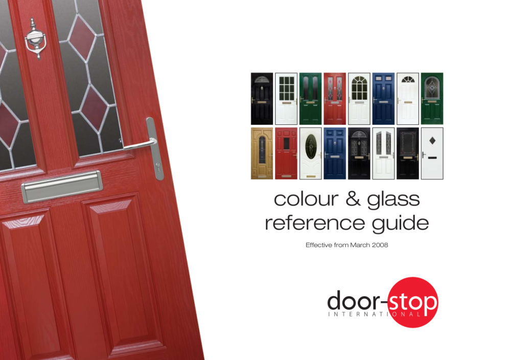 Door Stop Doors Brochure Craig Hancock Services Double Glazing Essex